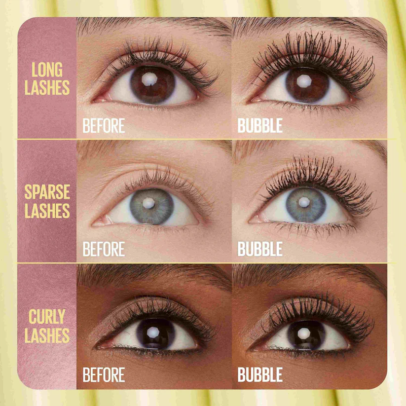 đź’–Buy 1 Get 1 Freeđź’–Washable Mascara, Buildable Mascara Volume and Length Formula for Bold, Separated Lashes