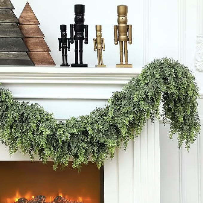 🎅2025 Christmas Artificial Cedar Garland🎄