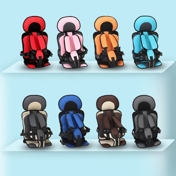 🔥🔥Auto Child Safety Seat Simple Car Portable Seat Belt