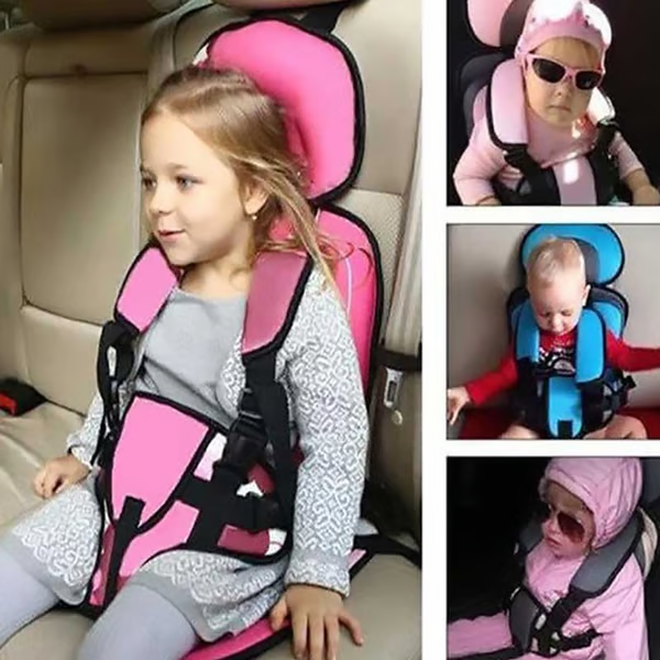 🔥🔥Auto Child Safety Seat Simple Car Portable Seat Belt