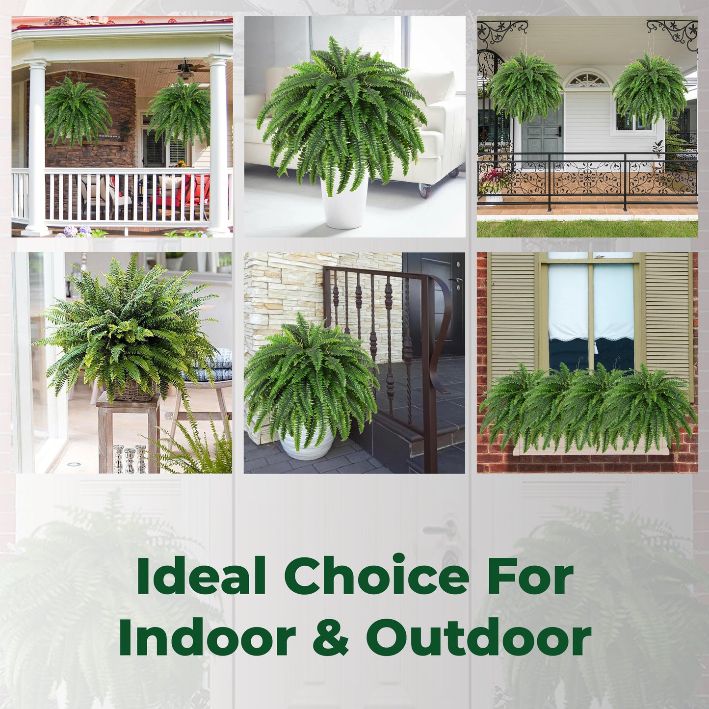 🔥Last Day 50% OFF🔥 UV Resistant Artificial Boston Fern Plant