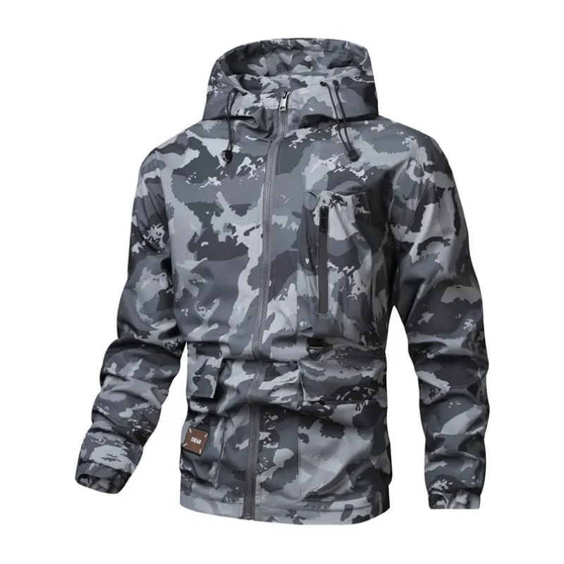 🔥🔥Men's Camouflage Hooded Jacket with Multi-Pocket