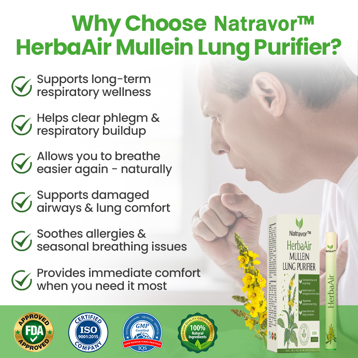 🔥🔥Natravor™ HerbaAir Mullein Lung Purifier (new)