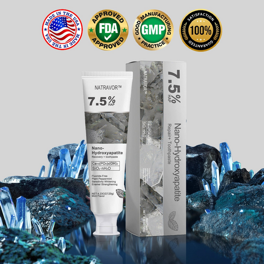 🔥Ends Tonight: Get 60% OFF Before It’s Gone!🎁 Natravor™ Fluoride-Free Hydroxyapatite Toothpaste – Gentle Whitening & Enamel Strength for Sensitive Teeth