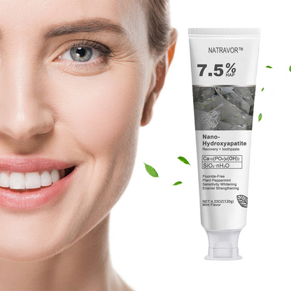 🔥Ends Tonight: Get 60% OFF Before It’s Gone!🎁 Natravor™ Fluoride-Free Hydroxyapatite Toothpaste – Gentle Whitening & Enamel Strength for Sensitive Teeth