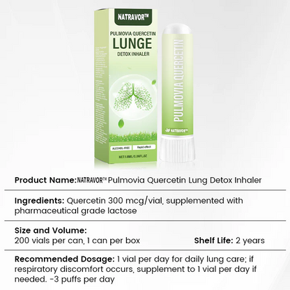 NATRAVOR® Pulmovia Quercetin Lung Detox Inhaler