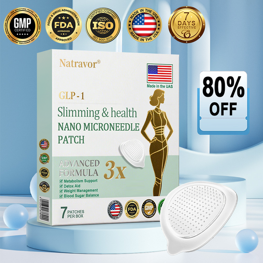 【Last Day Promotion 60% OFF❤️】Natravor® NIDDK-Tirzepatide Slimming & health NANO MICRONEEDLE PATCH👨‍⚕️（Zero Pain, 24/7 Release | Lose 20lbs FAST | 90% Sugar Drop | ）