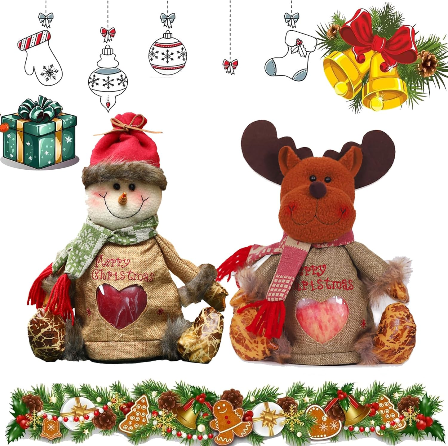 🎉Natravor™-Christmas Gift Bags Zipper Design