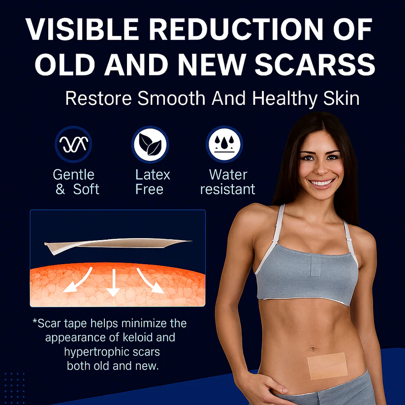 🔥🔥Dual Action Real Deep Collagen Sheets for both wrinkle smoothing and new or old scar fading-Natravor™
