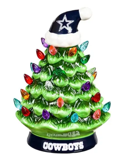 Light Up Your NFL Spirit! 🏈✨LED Christmas Tree with NFL Team Logo🎄