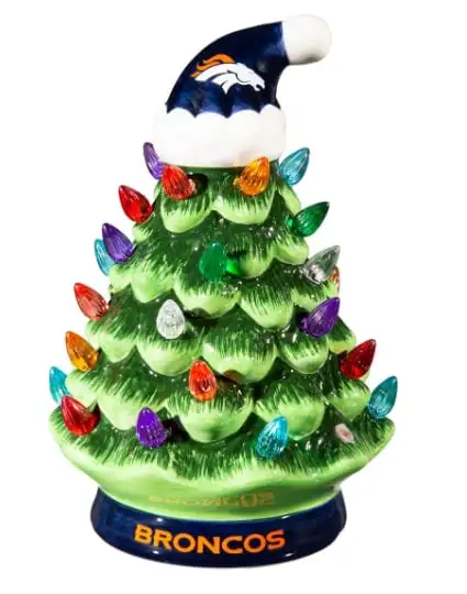 Light Up Your NFL Spirit! 🏈✨LED Christmas Tree with NFL Team Logo🎄
