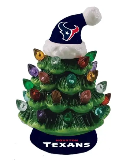Light Up Your NFL Spirit! 🏈✨LED Christmas Tree with NFL Team Logo🎄