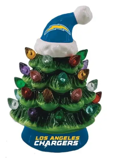 Light Up Your NFL Spirit! 🏈✨LED Christmas Tree with NFL Team Logo🎄