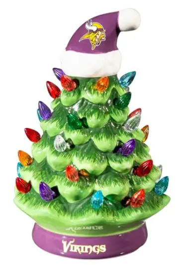 Light Up Your NFL Spirit! 🏈✨LED Christmas Tree with NFL Team Logo🎄