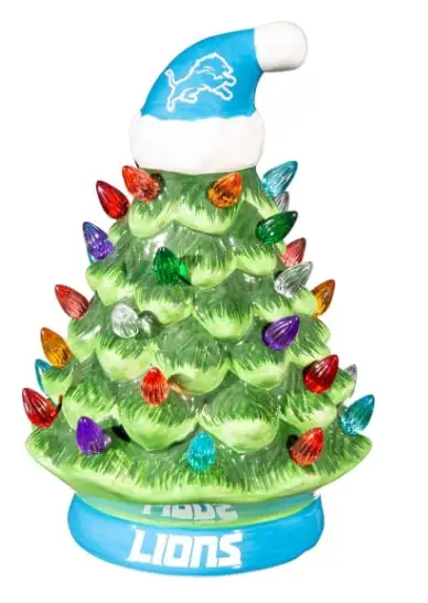Light Up Your NFL Spirit! 🏈✨LED Christmas Tree with NFL Team Logo🎄
