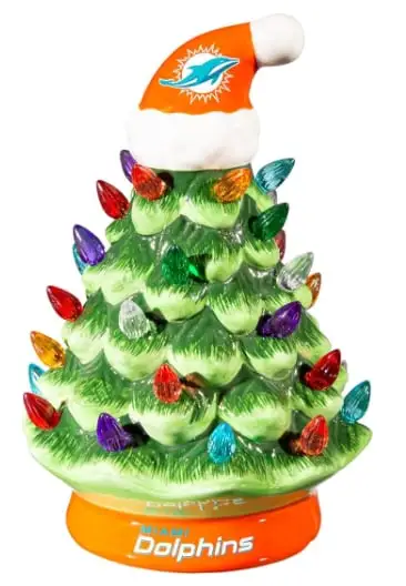 Light Up Your NFL Spirit! 🏈✨LED Christmas Tree with NFL Team Logo🎄