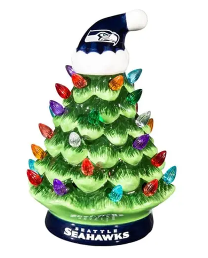 Light Up Your NFL Spirit! 🏈✨LED Christmas Tree with NFL Team Logo🎄