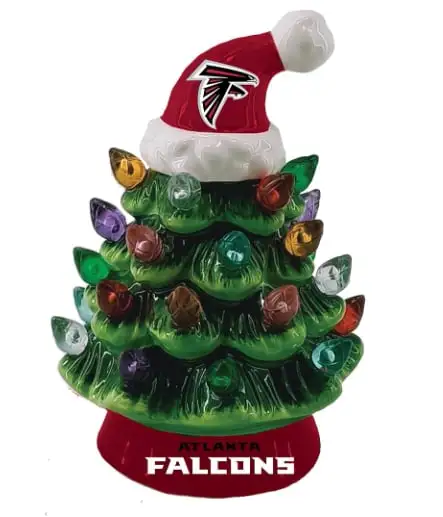 Light Up Your NFL Spirit! 🏈✨LED Christmas Tree with NFL Team Logo🎄