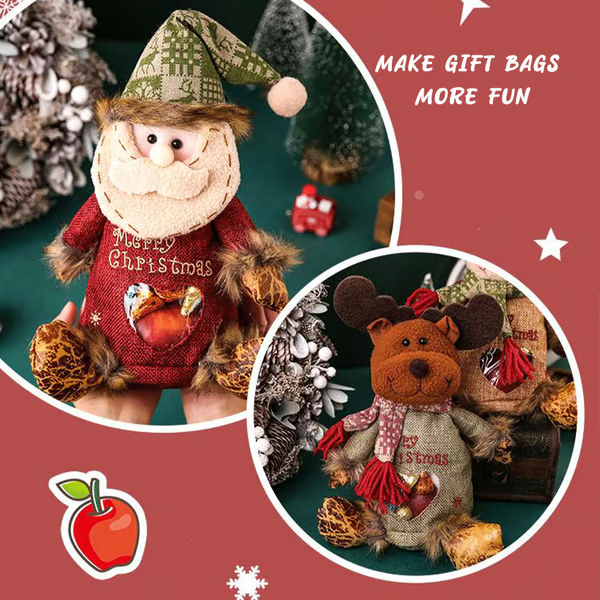🎉Natravor™-Christmas Gift Bags Zipper Design