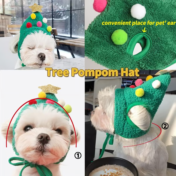 🎉Last Day Promotion 48% OFF-Adorable Christmas Tree Pom-Pom Hat