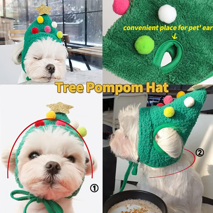 🎉Last Day Promotion 48% OFF-Adorable Christmas Tree Pom-Pom Hat