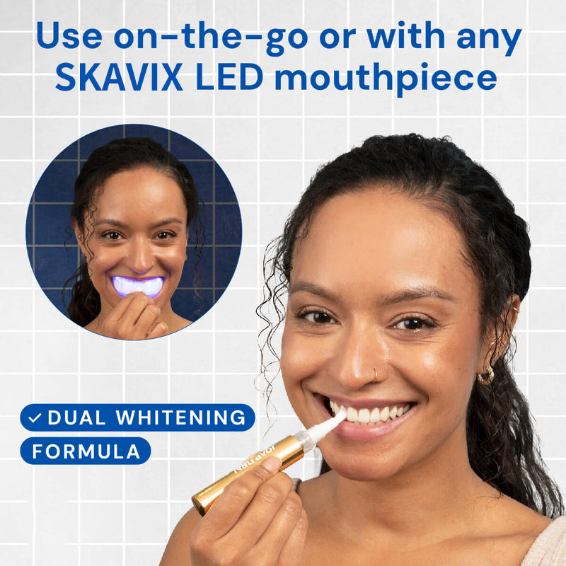 🔥Buy 1 get 1 free Extra-Strength Teeth Whitening Serum Pen + Dual-Peroxide Formula & Xylitol