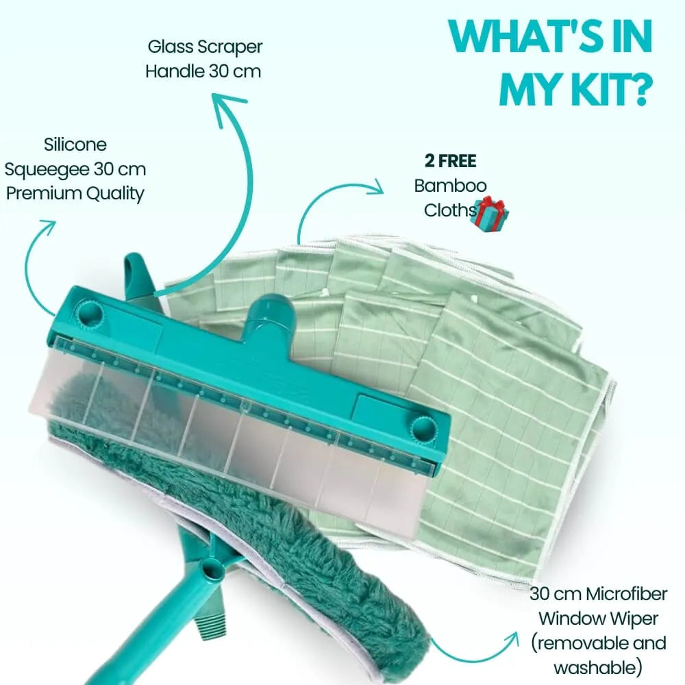 Natravor® Recyclable Silicone Window Squeegee Kit💦