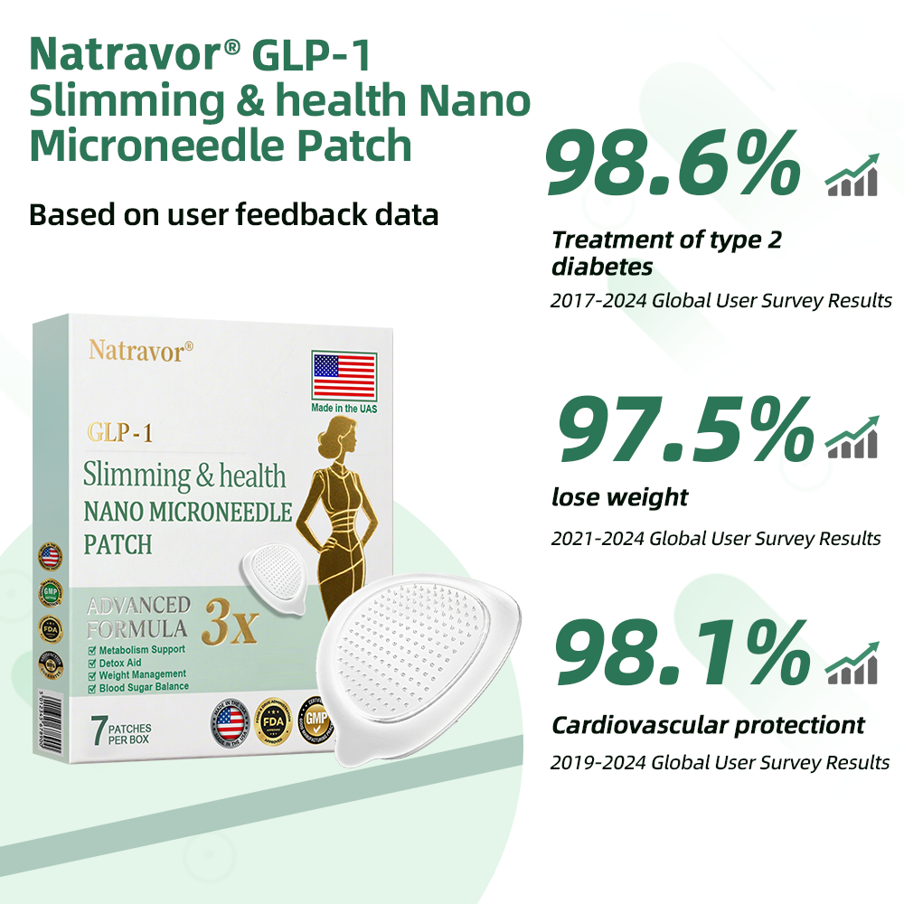 【Last Day Promotion 60% OFF❤️】Natravor® NIDDK-Tirzepatide Slimming & health NANO MICRONEEDLE PATCH👨‍⚕️（Zero Pain, 24/7 Release | Lose 20lbs FAST | 90% Sugar Drop | ）