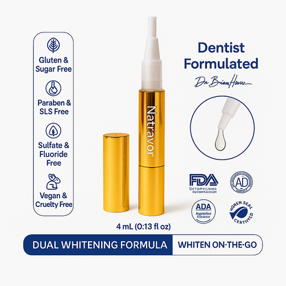🔥Buy 1 get 1 free Extra-Strength Teeth Whitening Serum Pen + Dual-Peroxide Formula & Xylitol