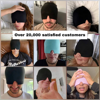 🌟Headache Mask🌟Compression + temperature therapy, drug-free migraine aid.