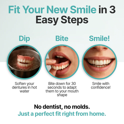 ✨Custom-Fit Full Functional Dentures