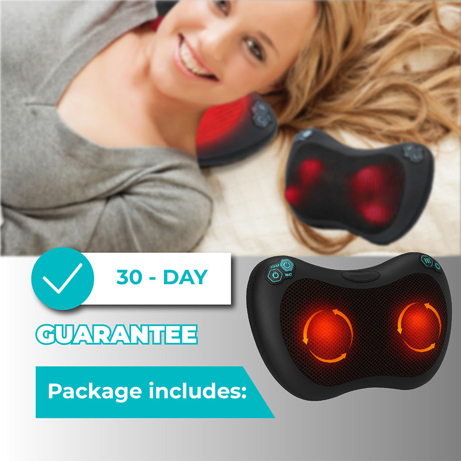 🔥Last Day 50% OFF🔥 Neck & Back Massager Pillow with Heat
