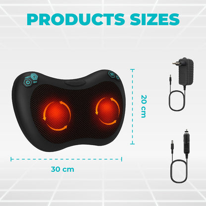 🔥Last Day 50% OFF🔥 Neck & Back Massager Pillow with Heat