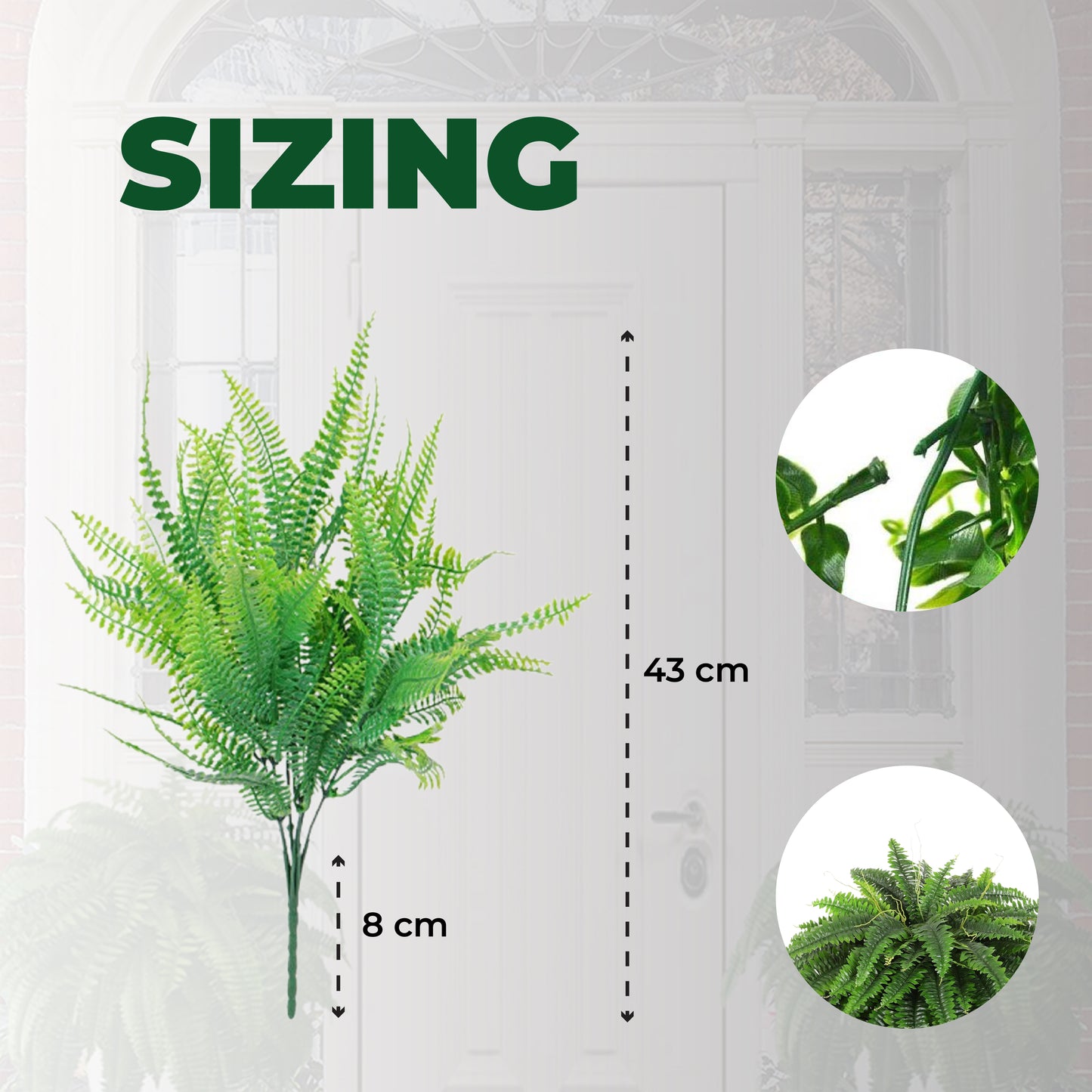 🔥Last Day 50% OFF🔥 UV Resistant Artificial Boston Fern Plant