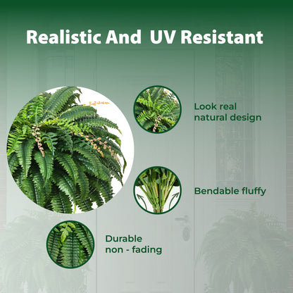 🔥Last Day 50% OFF🔥 UV Resistant Artificial Boston Fern Plant