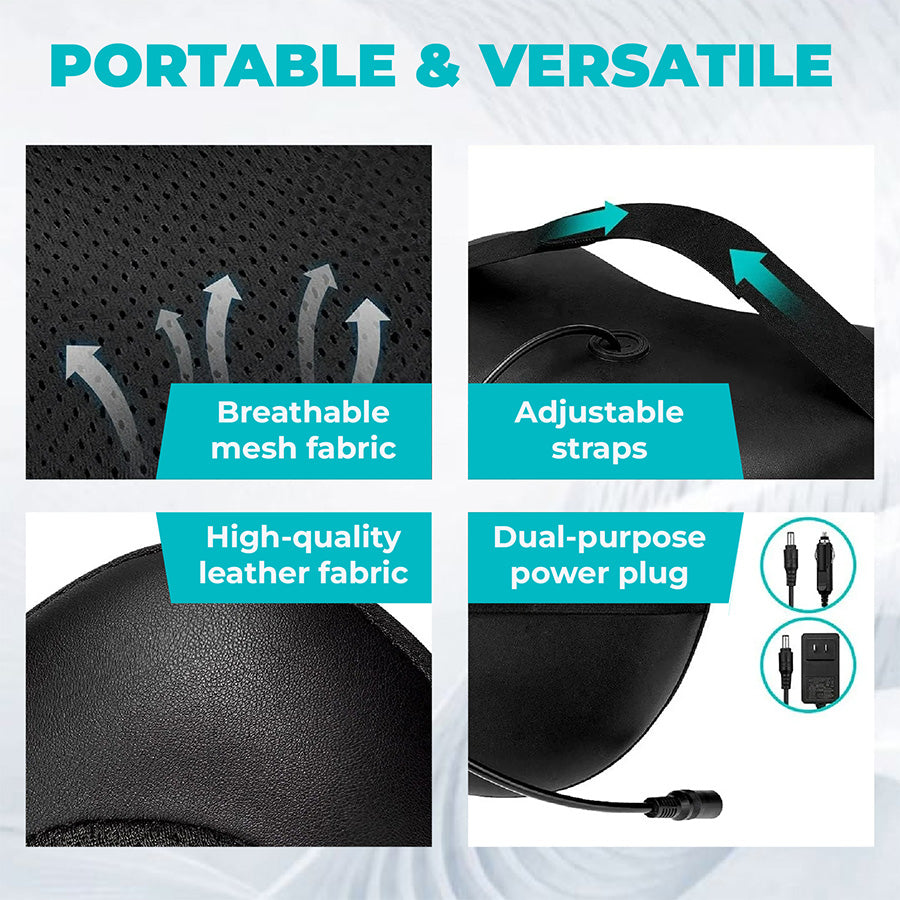 🔥Last Day 50% OFF🔥 Neck & Back Massager Pillow with Heat