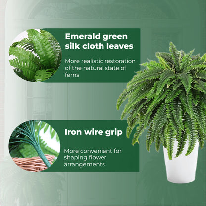 🔥Last Day 50% OFF🔥 UV Resistant Artificial Boston Fern Plant