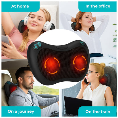 🔥Last Day 50% OFF🔥 Neck & Back Massager Pillow with Heat