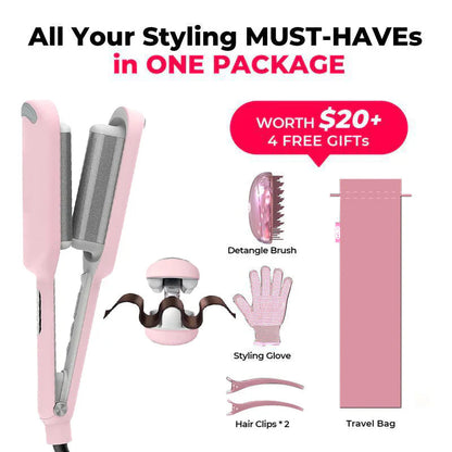 🎁Last 3 hours 60% off⏰Compact Hair Waver Crimper
