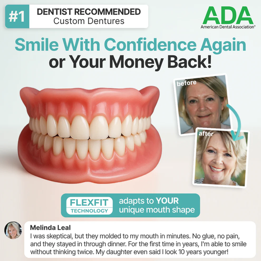 ✨Custom-Fit Full Functional Dentures