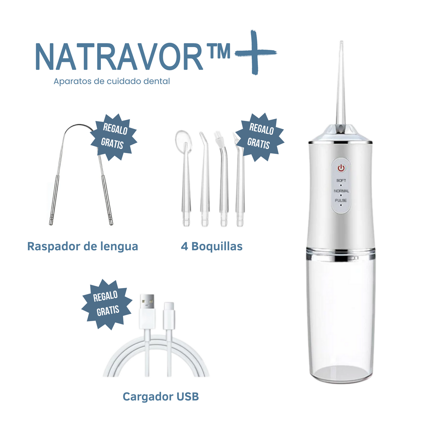 NATRAVOR+ - Irrigador Bucal Premium