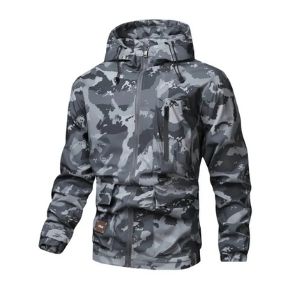 🔥🔥Men's Camouflage Hooded Jacket with Multi-Pocket