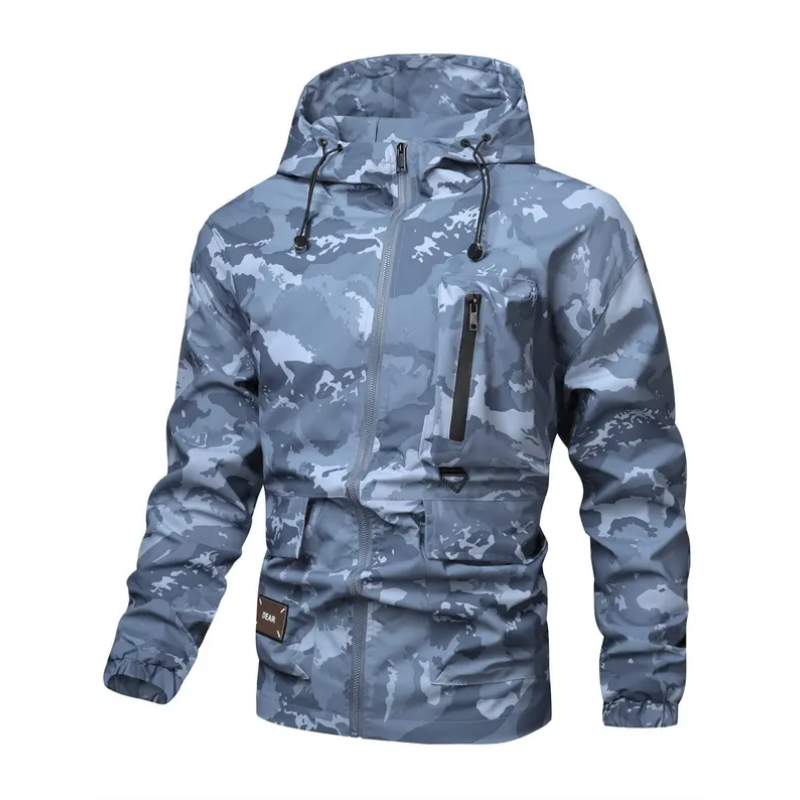 🔥🔥Men's Camouflage Hooded Jacket with Multi-Pocket
