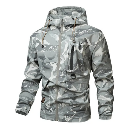 🔥🔥Men's Camouflage Hooded Jacket with Multi-Pocket