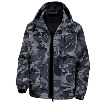 🔥🔥Men's Camouflage Hooded Jacket with Multi-Pocket