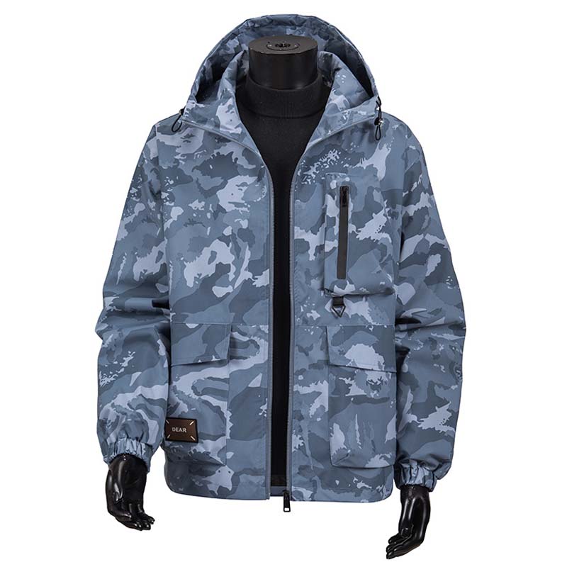 🔥🔥Men's Camouflage Hooded Jacket with Multi-Pocket